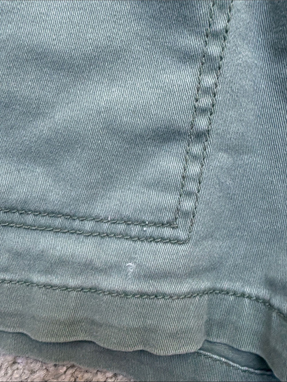 Faded Glory Women's Sage Green Utility 98% Cotton Shorts Size 4 - Picture 4 of 4